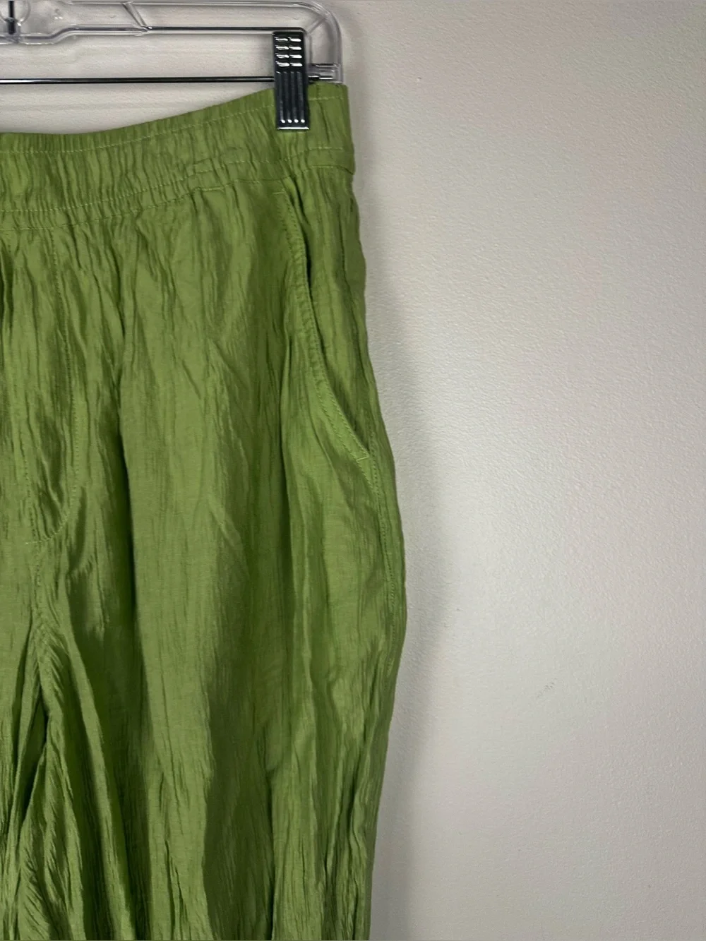Madewell Crinkled Crepe Straight-Leg Crop Pants Women’s Sz M